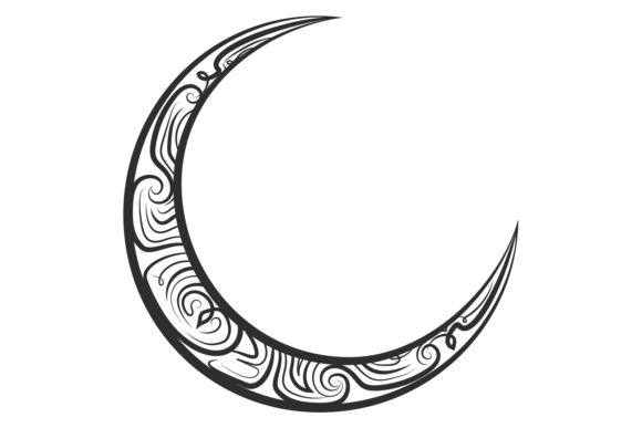 A Crescent Shape Graphic for Handmade Branding