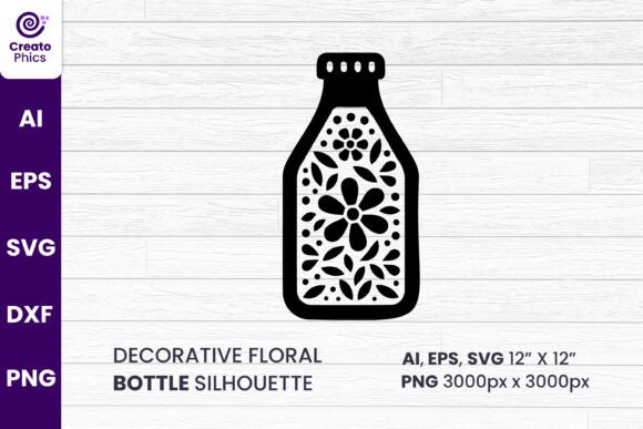 A Designer's Review of the Floral Bottle SVG for Graphics and Crafts