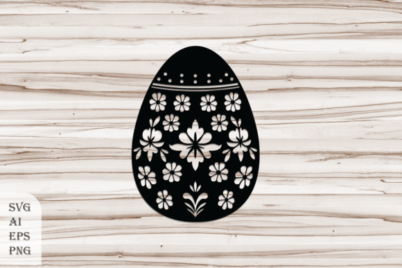 A Versatile Easter Egg Graphic for Crafts and Branding