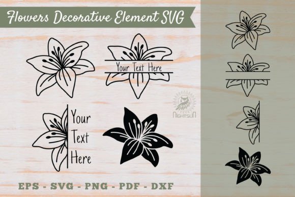 A Versatile Floral SVG Graphic for Crafts and Professional Branding