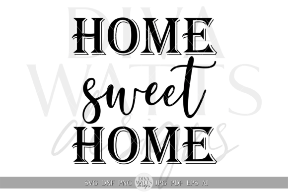 Decorative Home Sweet Home Graphic SVG: Designer’s Review