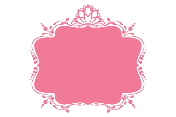 Decorative Ornament Frame with Pin Graphics & Decorative Elements