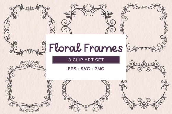 For Elegant Accents: Reviewing Cute Swirl Decorative Frame Graphics
