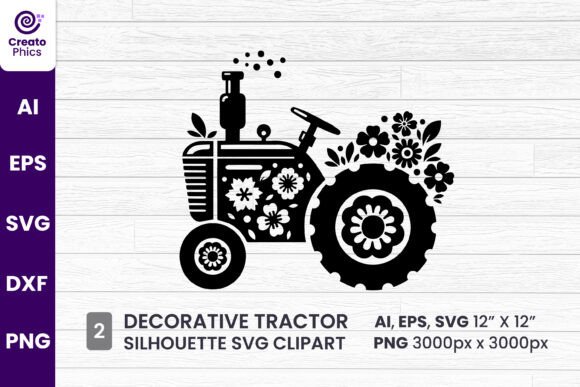 Reviewing a Rustic Tractor Clipart for Digital Publishing