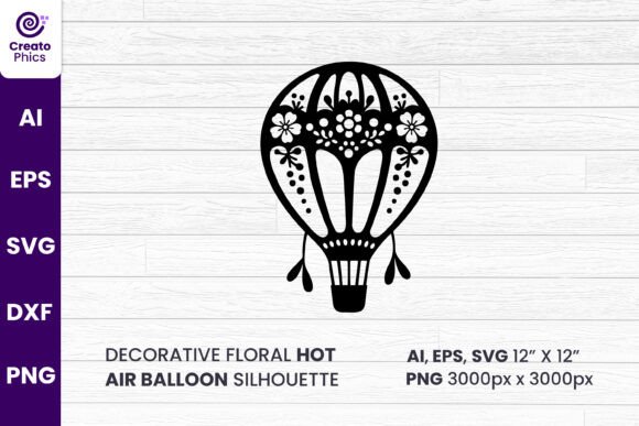 The Floral Balloon SVG: A Versatile Design Asset for Crafters
