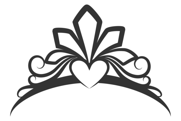 Tiara Silhouette Graphics for Crafts & Commercial Products