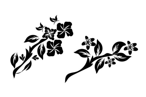 Using Botanical Floral Graphics for Craft Products & Digital Sales