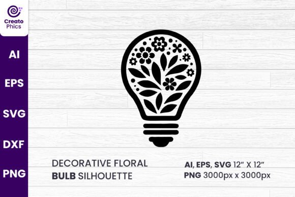 Why This Floral Bulb Graphic is a Craft Business Design Gem